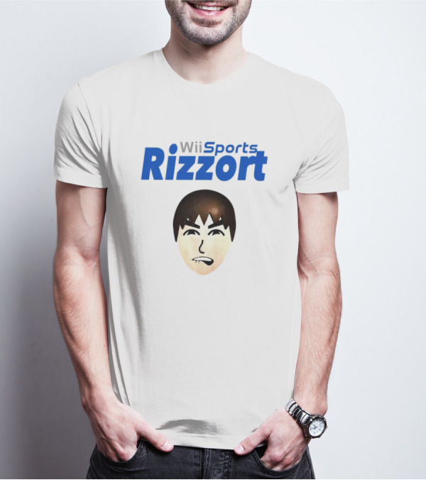 Wii Sports Rizzort Mii Character Face T-Shirt