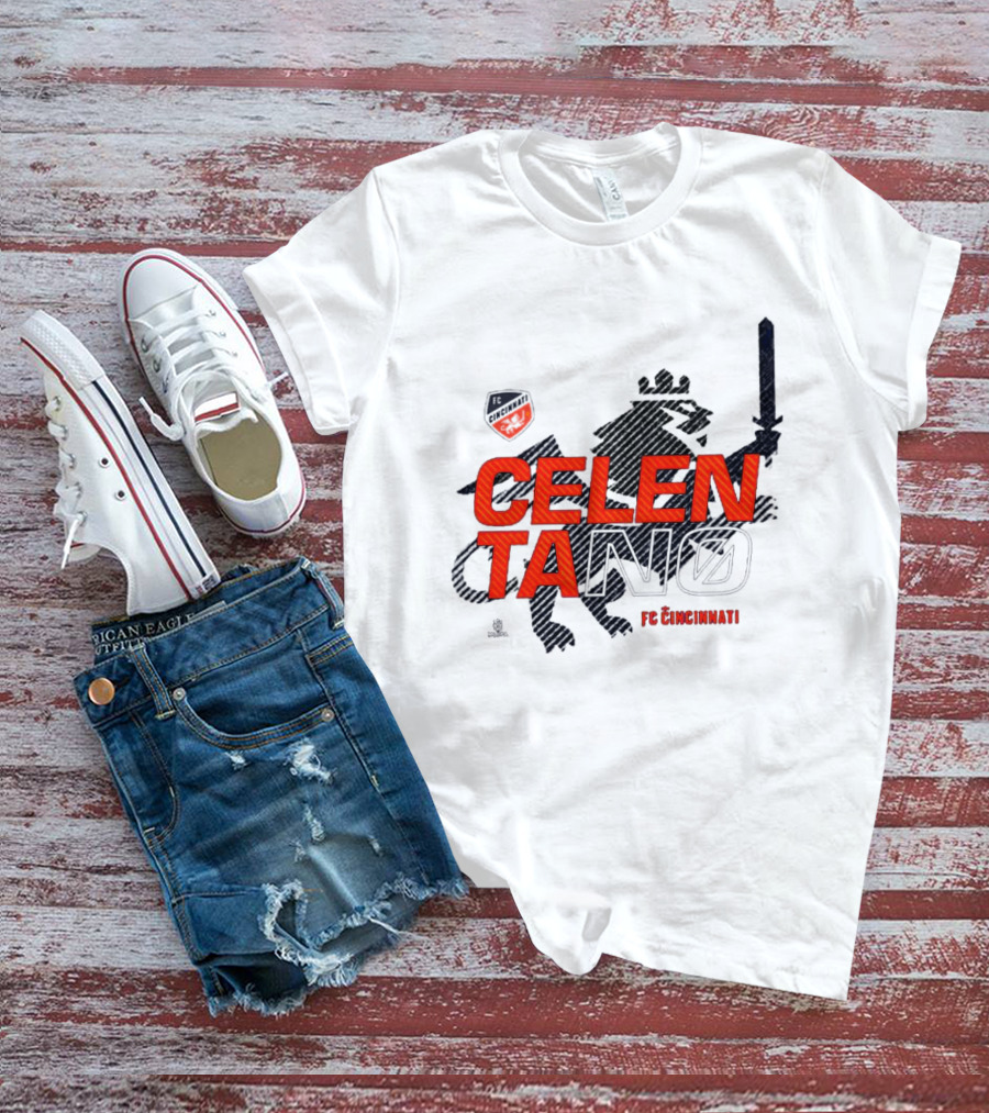Celentano FC Cincinnati Lion Shield T-Shirt