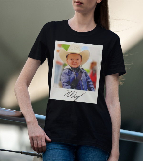 Hasbulla Magomedov Cowboy Polaroid Signature Image T-Shirt