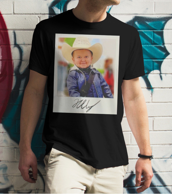 Hasbulla Magomedov Cowboy Polaroid Signature Image T-Shirt