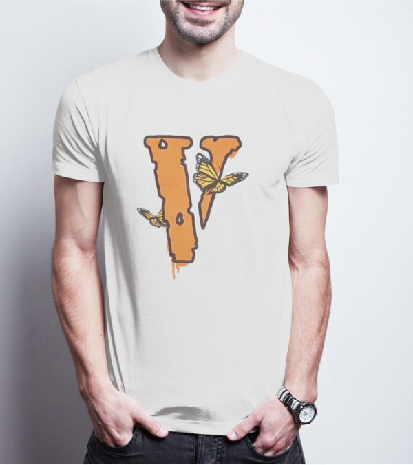Legends Never Die Vlone Butterfly Logo V T-Shirt