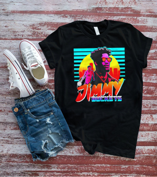 Jimmy Buckets Retro Neon Basketball Player T-Shirt