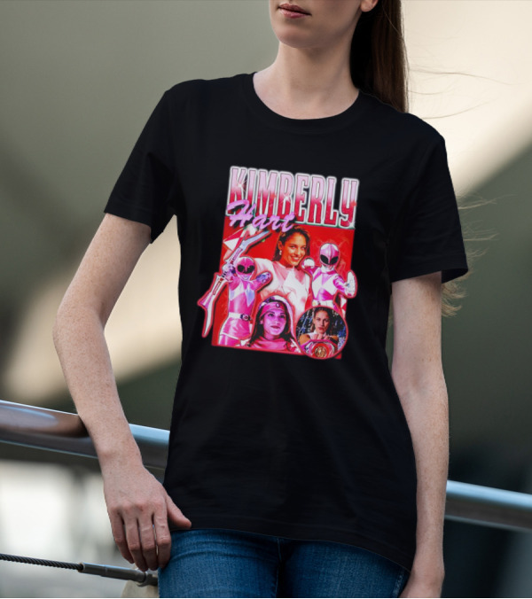 Kimberly Hart Mighty Morphin Pink Ranger Power T-Shirt