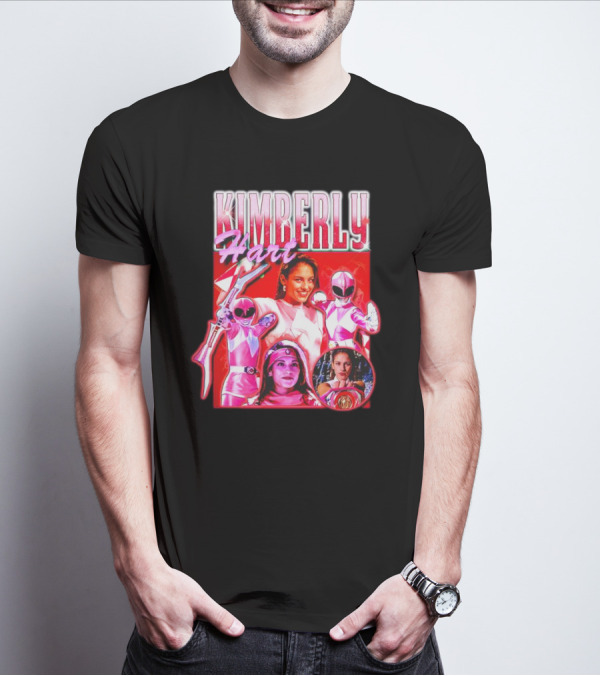 Kimberly Hart Mighty Morphin Pink Ranger Power T-Shirt