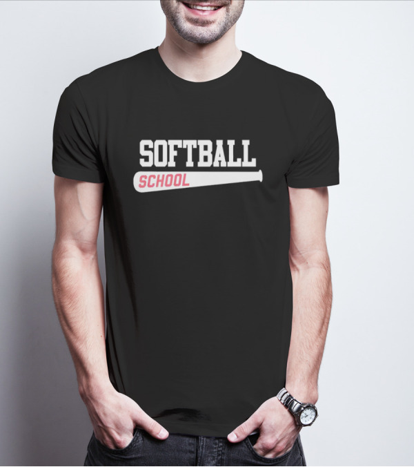 Oklahoma Softball School Bat T-Shirt