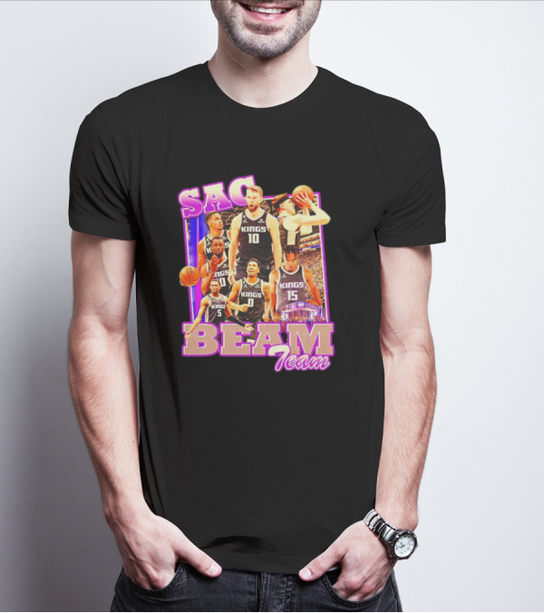 Sacramento Kings Sac Beam Team Basketball Players T-Shirt