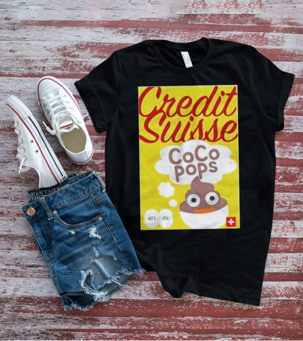 Credit Suisse CoCo Pops Parody Box AT1 0% T-Shirt