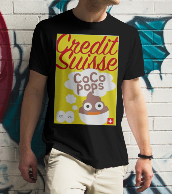 Credit Suisse CoCo Pops Parody Box AT1 0% T-Shirt