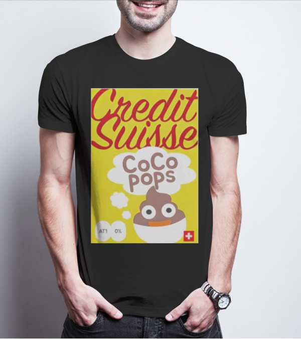 Credit Suisse CoCo Pops Parody Box AT1 0% T-Shirt