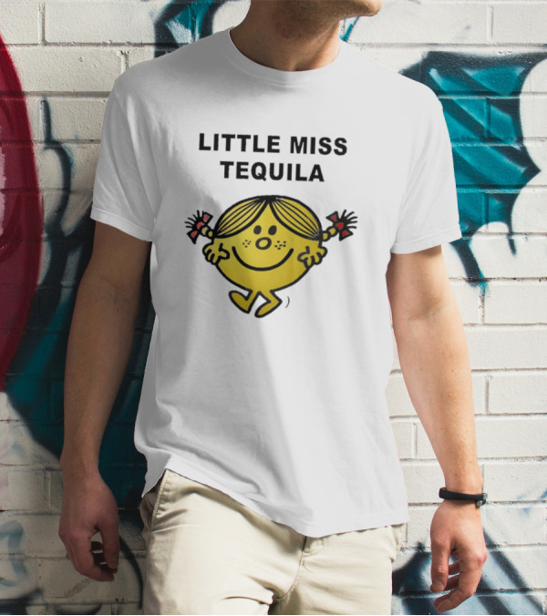Little Miss Tequila Fun Character T-Shirt