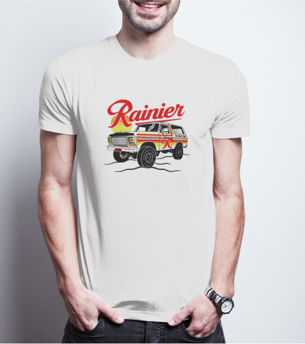 Rainier Beer Vintage Truck Adventure T-Shirt