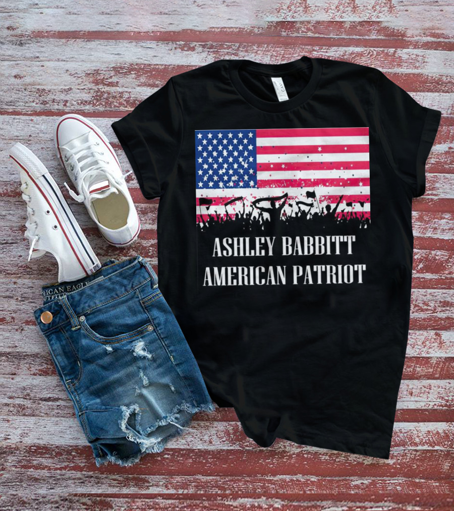 Ashley Babbitt American Patriot USA Flag Protesters T-Shirt