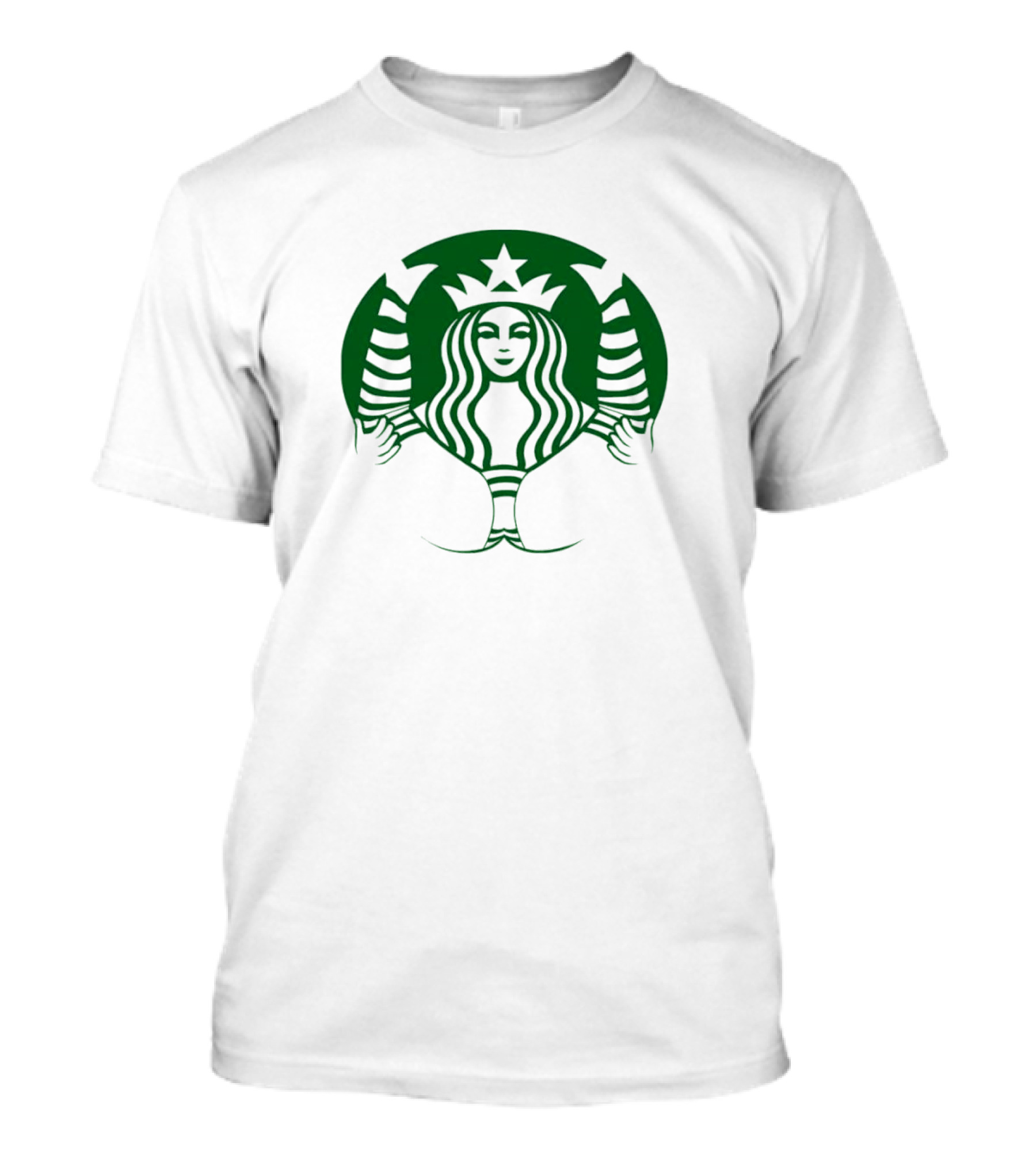 Starbucks Meme Green Siren T-Shirt