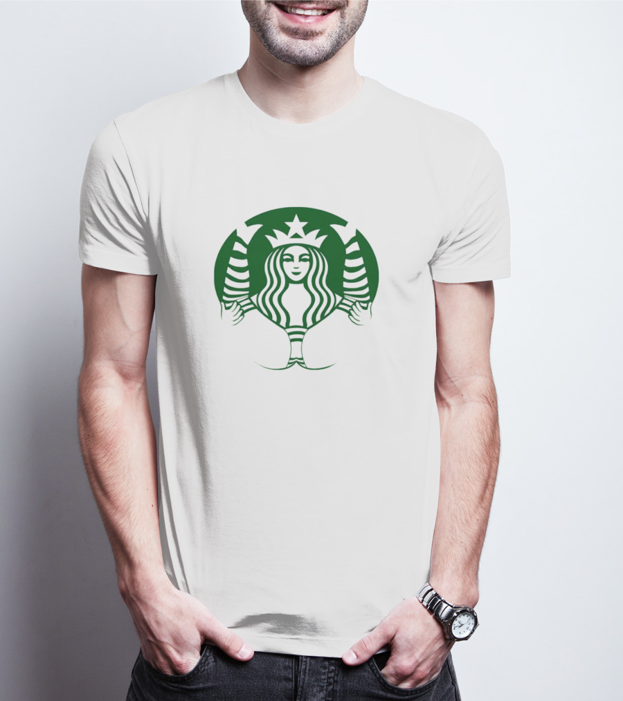 Starbucks Meme Green Siren T-Shirt