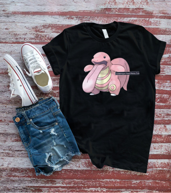 Lickatongue Head Master Pokemon Character Image T-Shirt