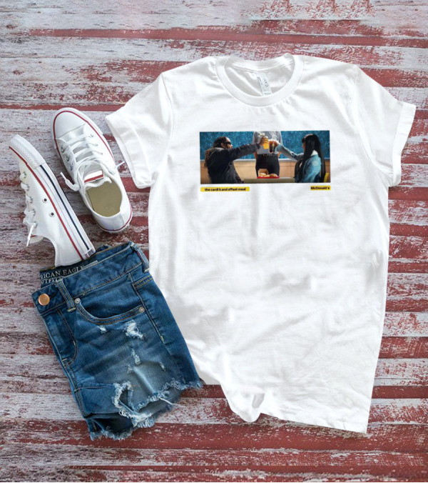 The Cardi B And Offset Meal McDonald's Celebration At Table T-Shirt