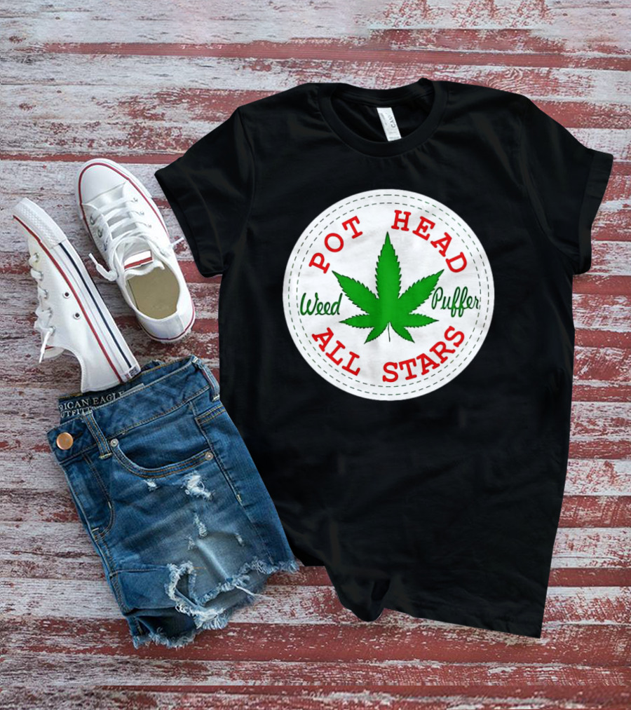 Pot Head Weed Puffer All Stars T-Shirt