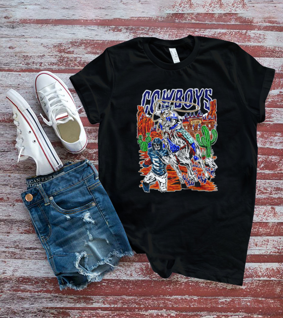 Dallas Cowboys Western Showdown Warren Lotas T-Shirt