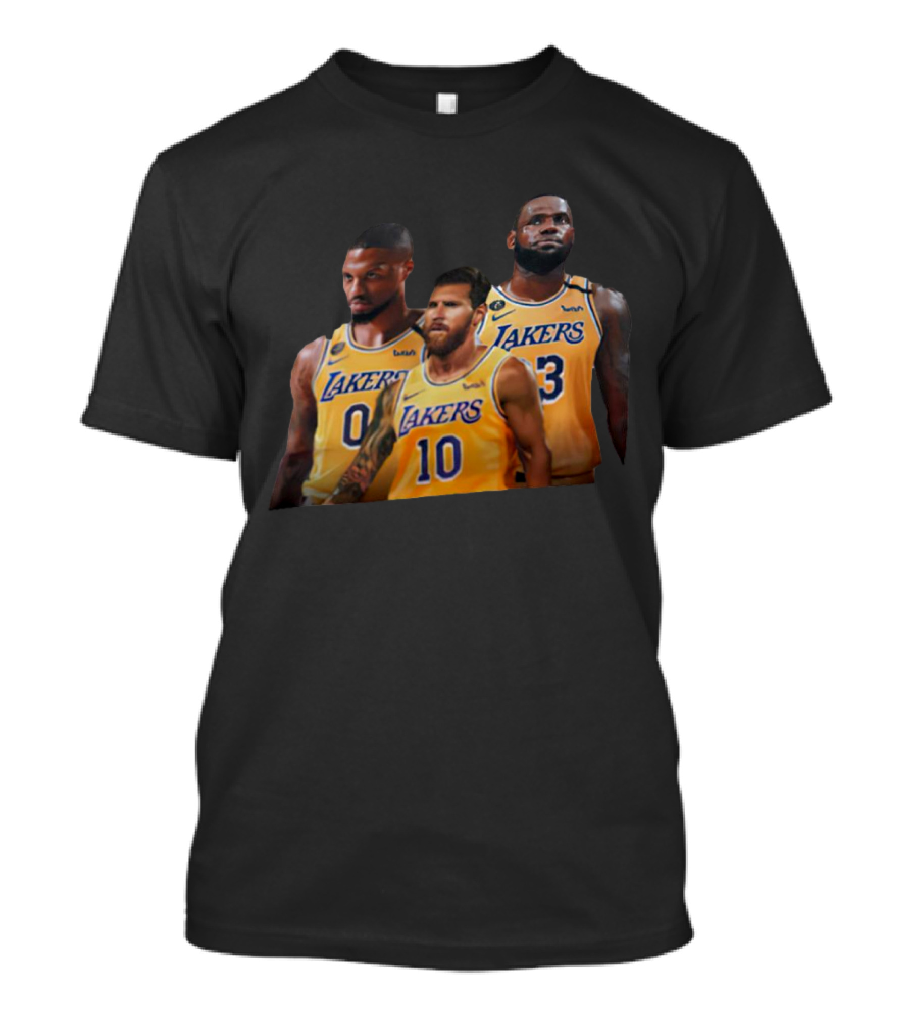 Los Angeles Lakers Russell Westbrook Lionel Messi LeBron James T-Shirt