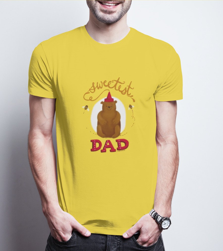 Sweetest Dad Bear Fathers Day T-Shirt