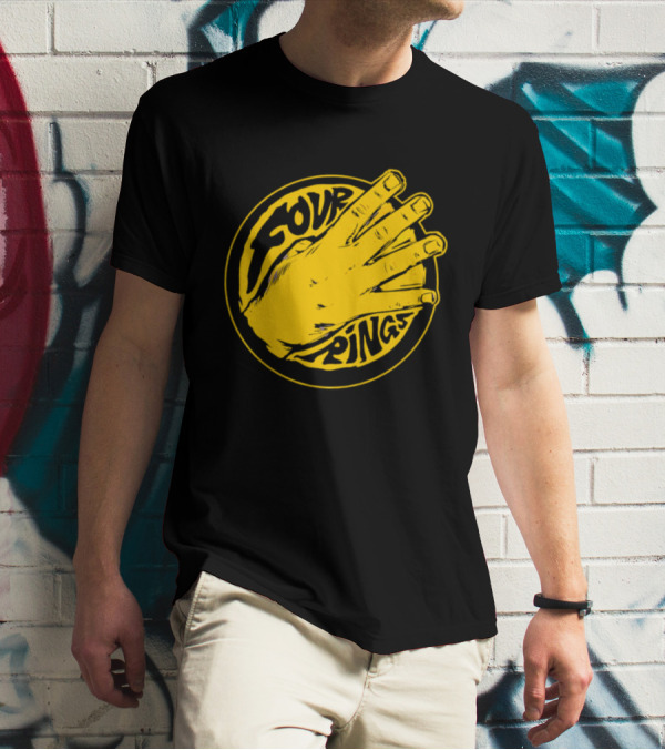 Four Rings Basketball Hand Bay Area Victory Celebrations T-Shirt