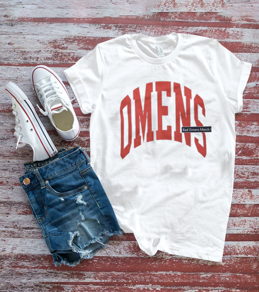 Bad Omens Merch Varsity Omens T-Shirt
