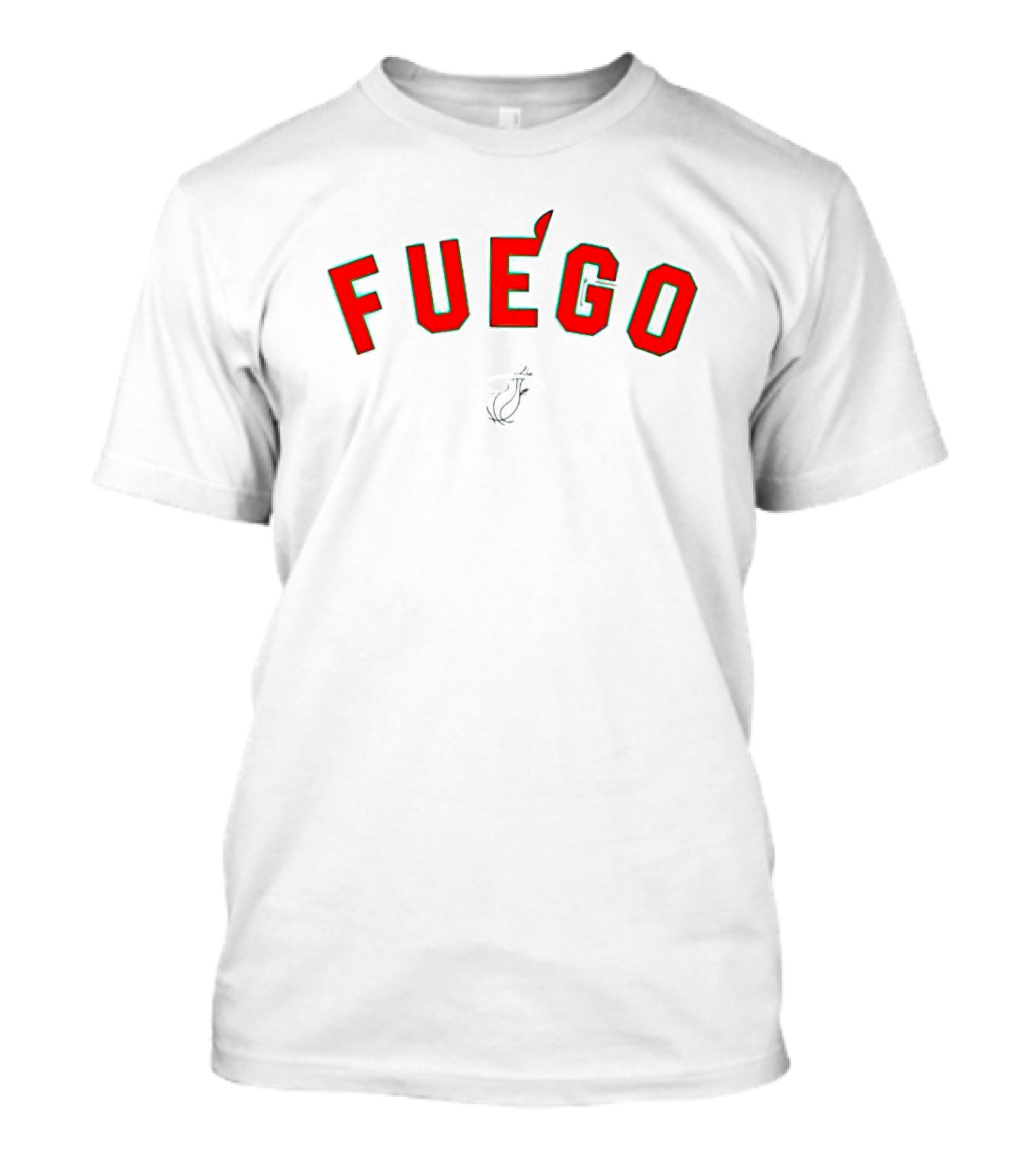 Miami Heat Fuego Bam Adebayo Basketball T-Shirt