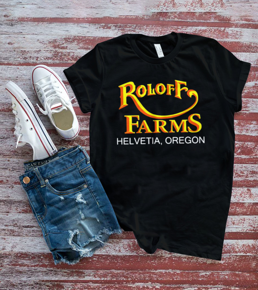 Roloff Farms Helvetia Oregon Bold Orange T-Shirt