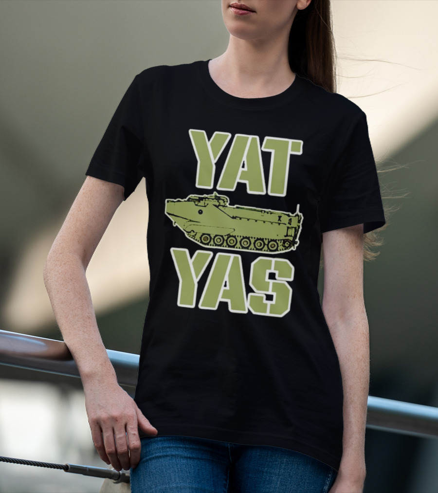 YAT YAS Amphibious Assault Vehicle Text T-Shirt