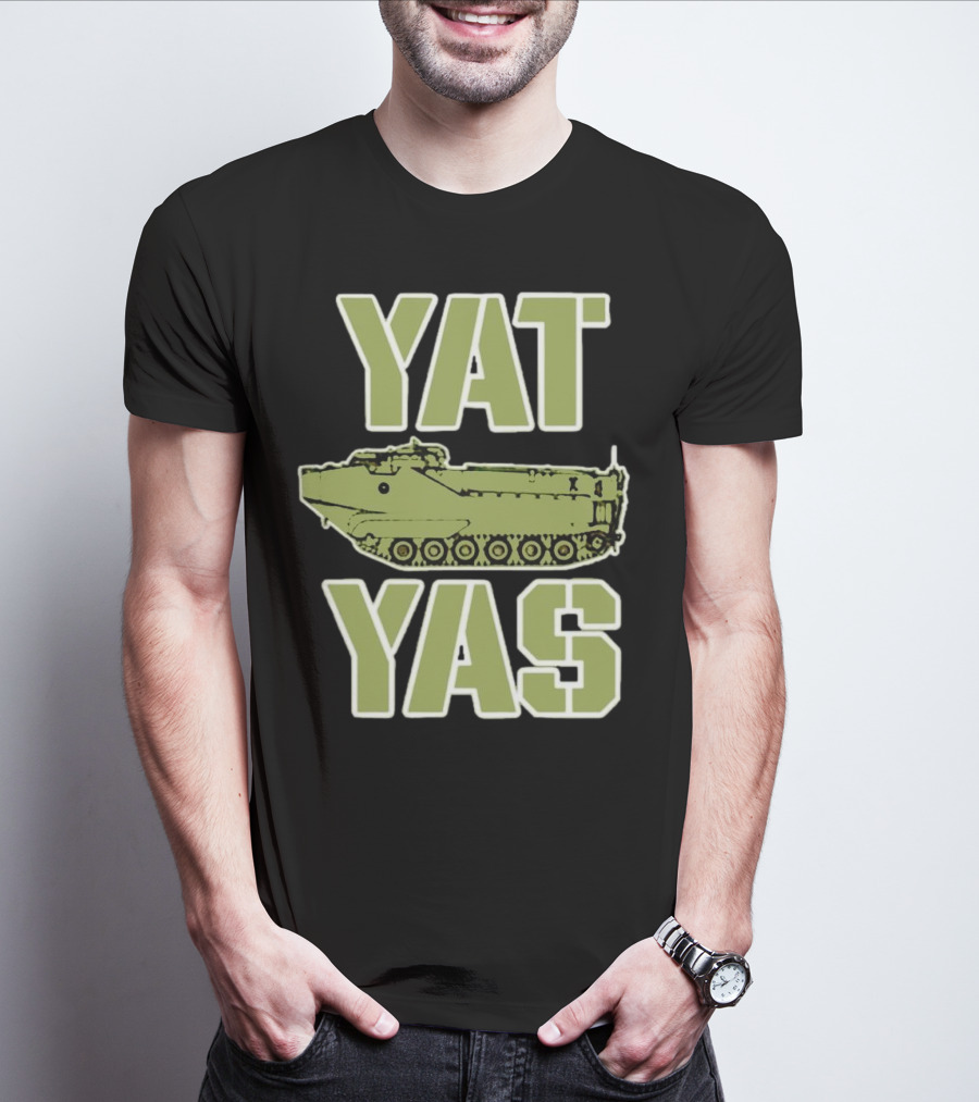 YAT YAS Amphibious Assault Vehicle Text T-Shirt