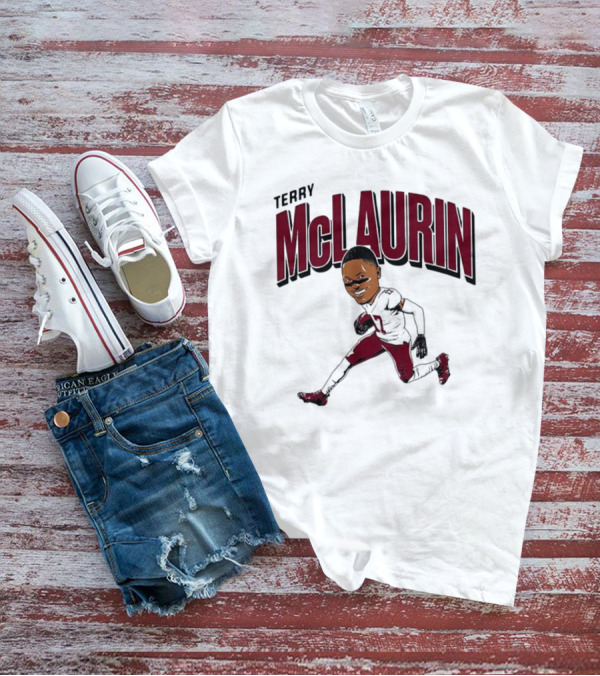 Terry McLaurin 17 Football Player Caricature T-Shirt