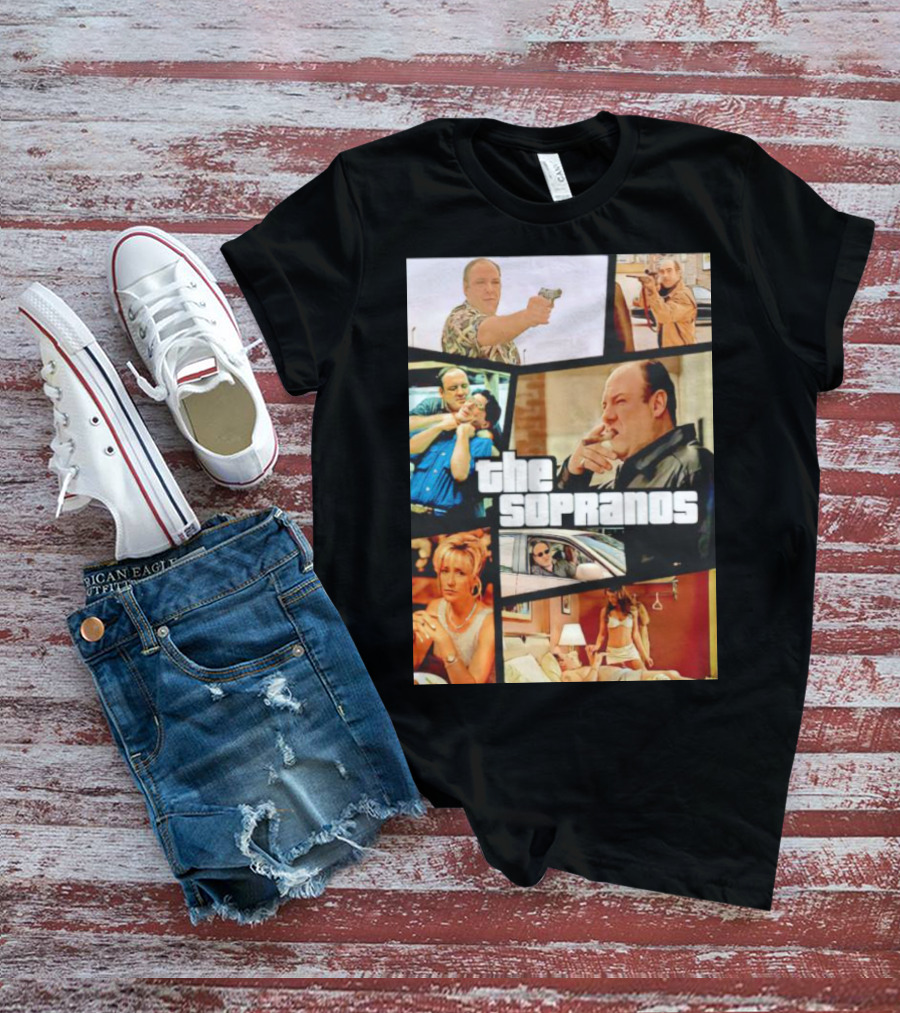 The Sopranos Crime Drama Montage T-Shirt