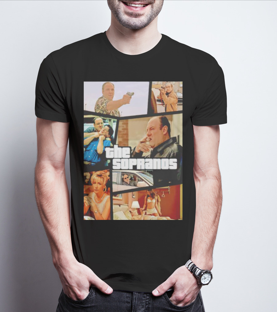 The Sopranos Crime Drama Montage T-Shirt