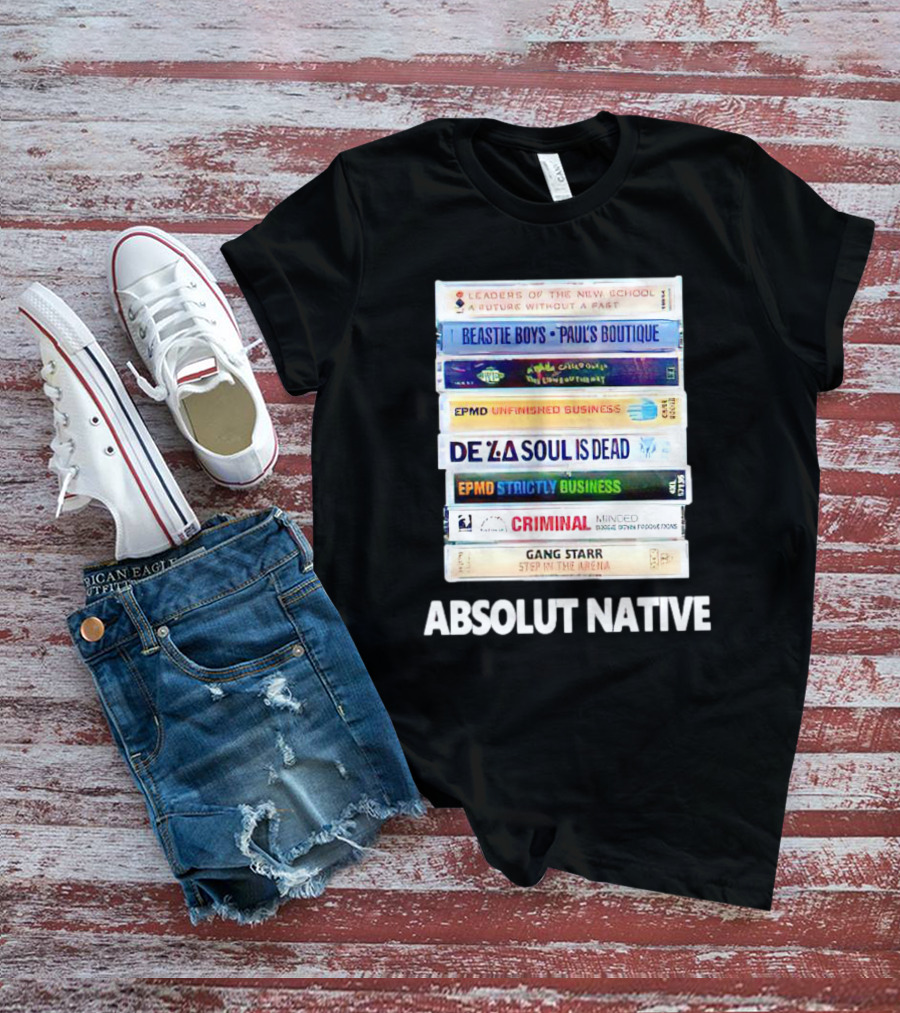 Leaders Of The New School Beastie Boys De La Soul Gang Starr Absolut Native T-Shirt