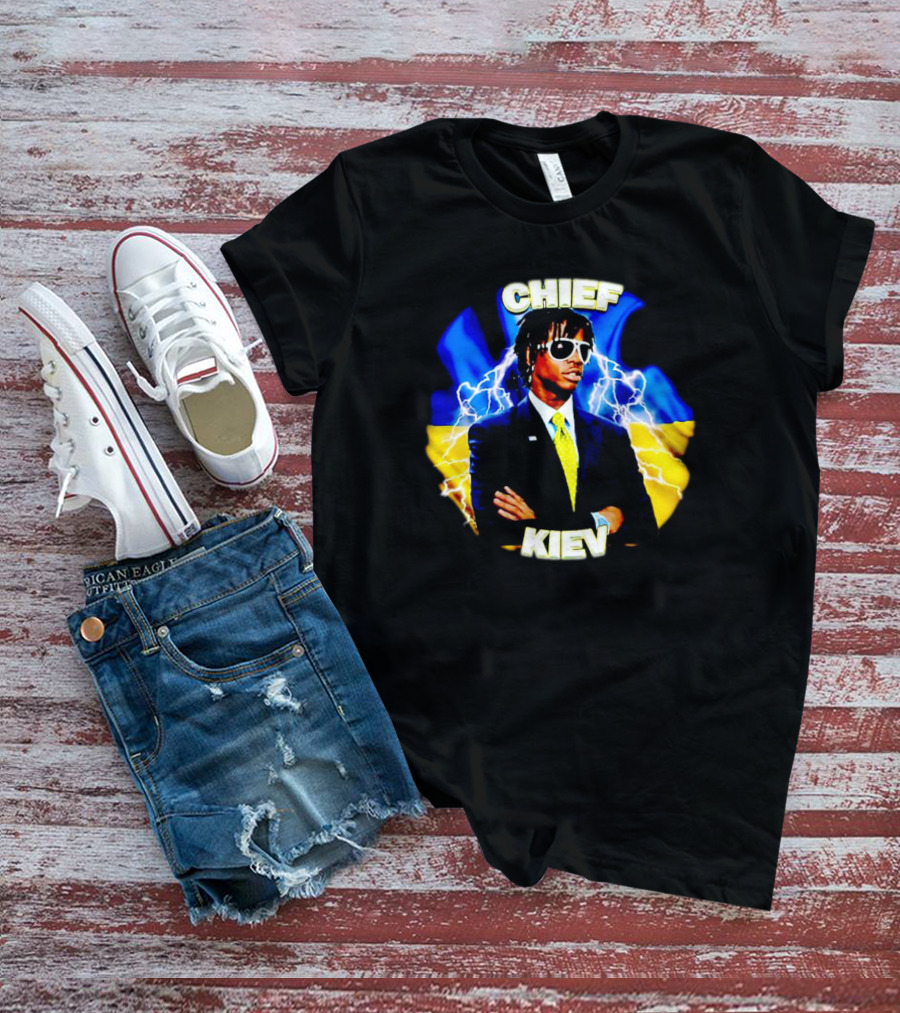 Chief Kiev Lightning Suit And Sunglasses T-Shirt