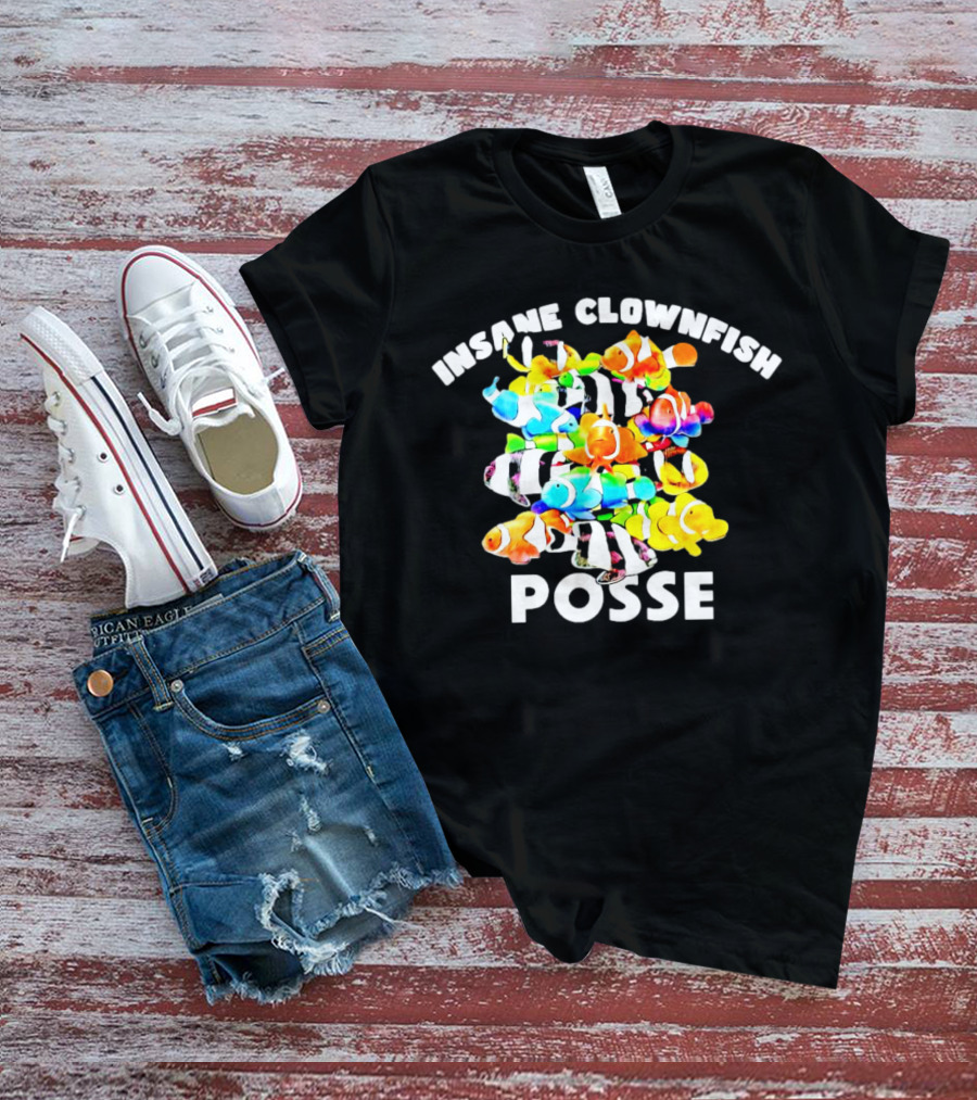 Insane Clownfish Posse Colorful Group T-Shirt