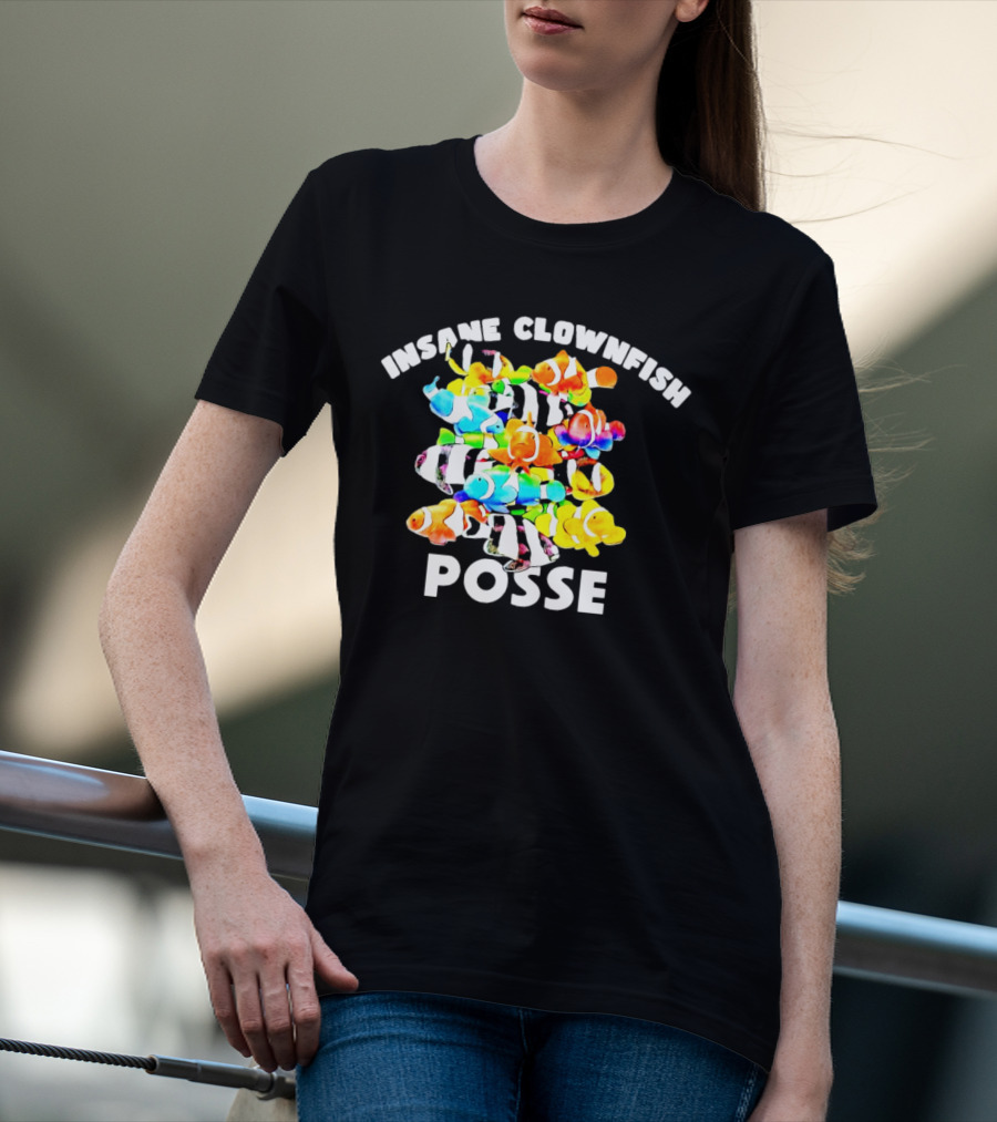 Insane Clownfish Posse Colorful Group T-Shirt