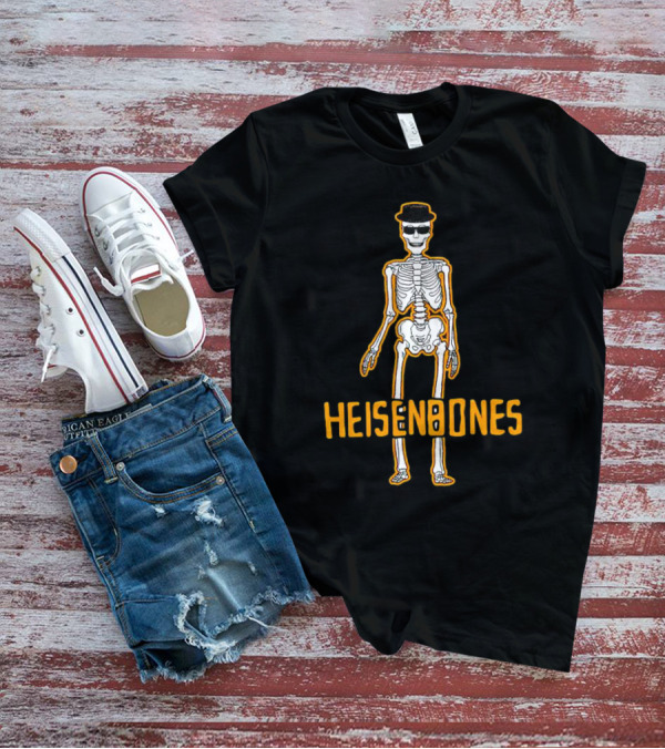 Heisenbones Skeleton With Hat And Sunglasses T-Shirt