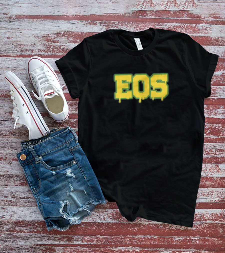 Yah3 Vaultroom Eos Dripping Neon Text T-Shirt