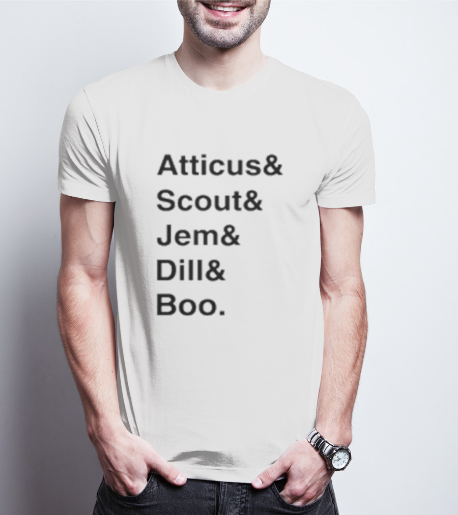 Atticus Scout Jem Dill Boo To Kill A Mockingbird Characters T-Shirt