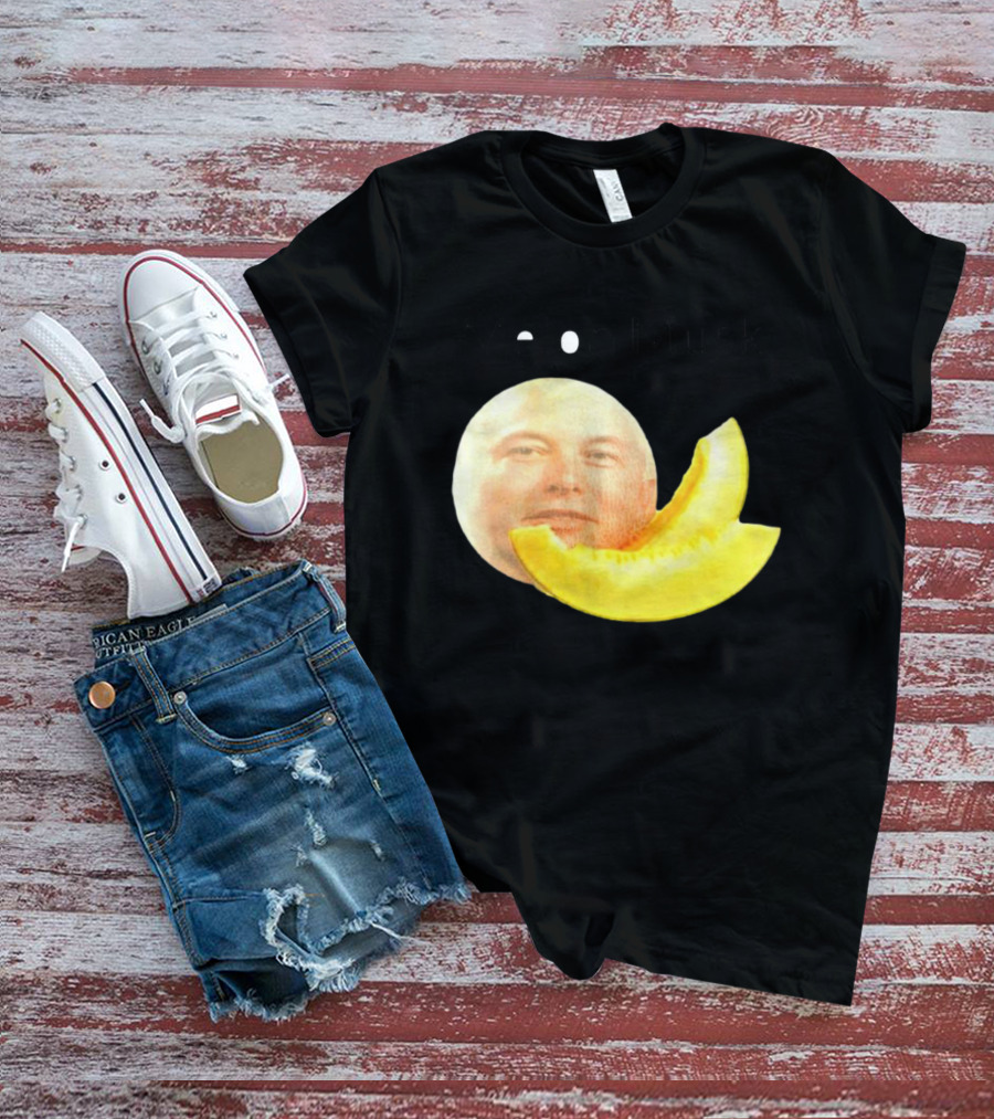Melon Musk Canary Musk Face With Melon Slice T-Shirt