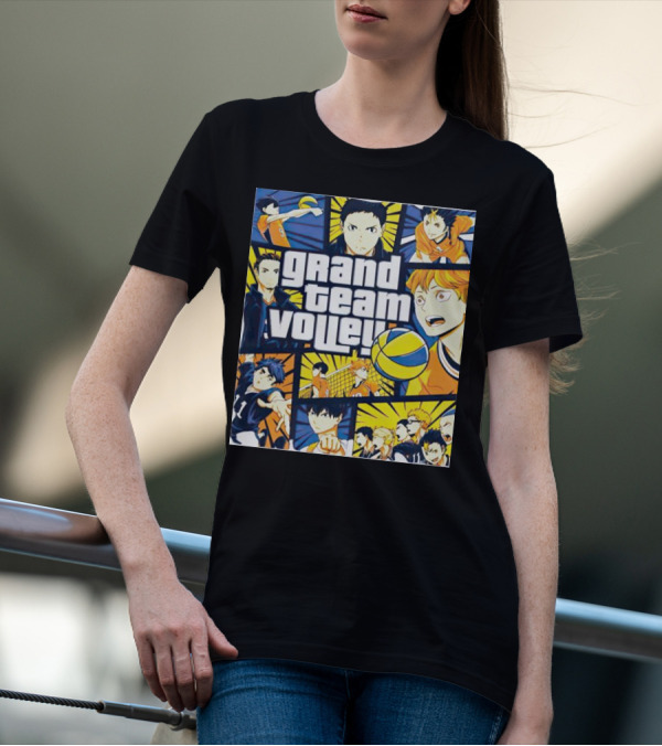 Grand Team Volley Anime Volleyball Characters T-Shirt