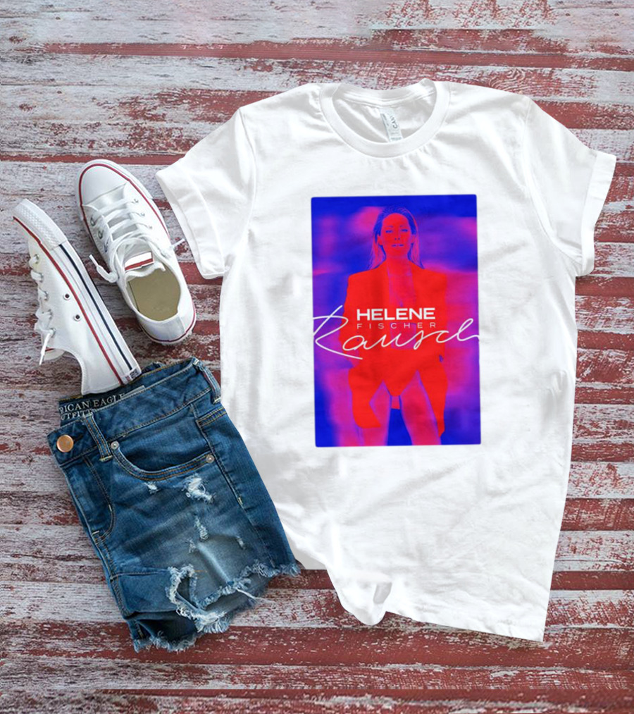 Helene Fischer Rausch Neon Style Bold Visuals T-Shirt