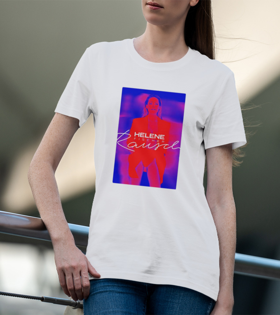 Helene Fischer Rausch Neon Style Bold Visuals T-Shirt