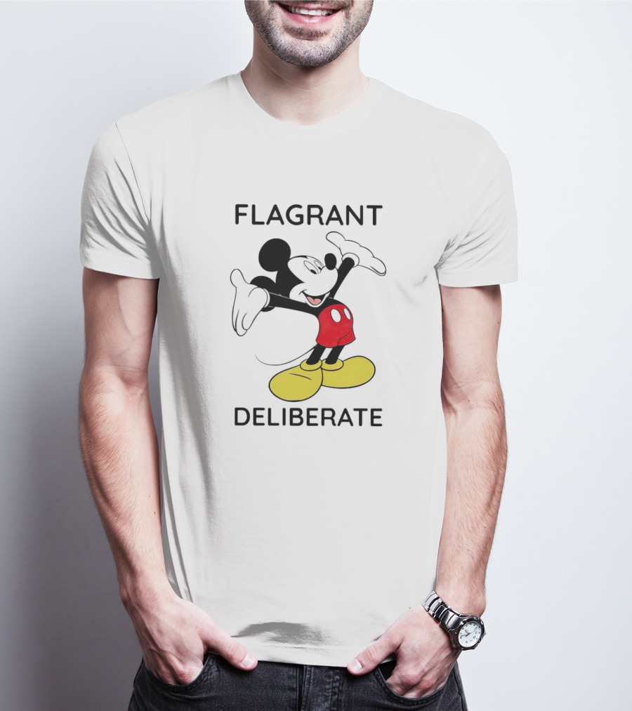 Flagrant Deliberate Mickey Mouse T-Shirt