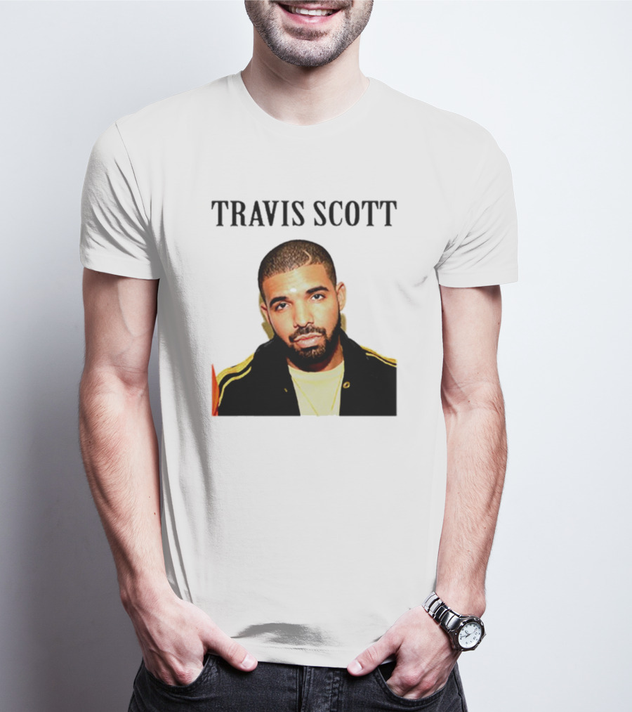 Travis Scott Drake Meme Optical Illusion T-Shirt