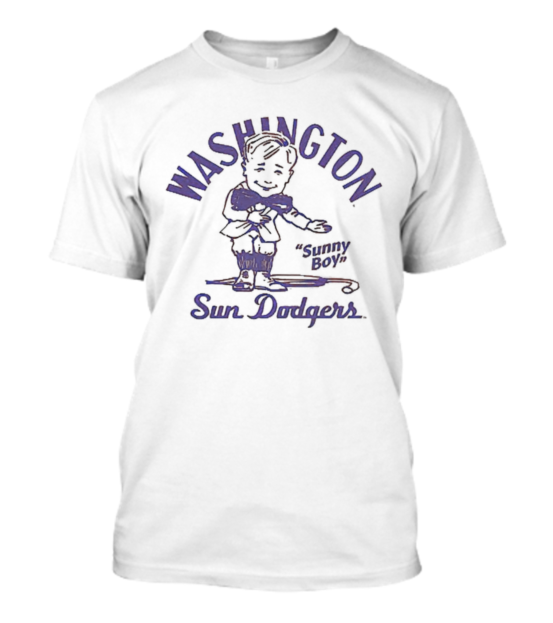 Washington Sunny Boy Sun Dodgers Vintage T-Shirt