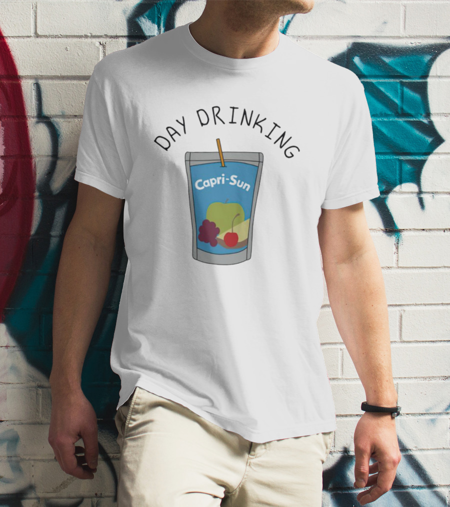 Capri-Sun Day Drinking Funny Fruit Pouch T-Shirt
