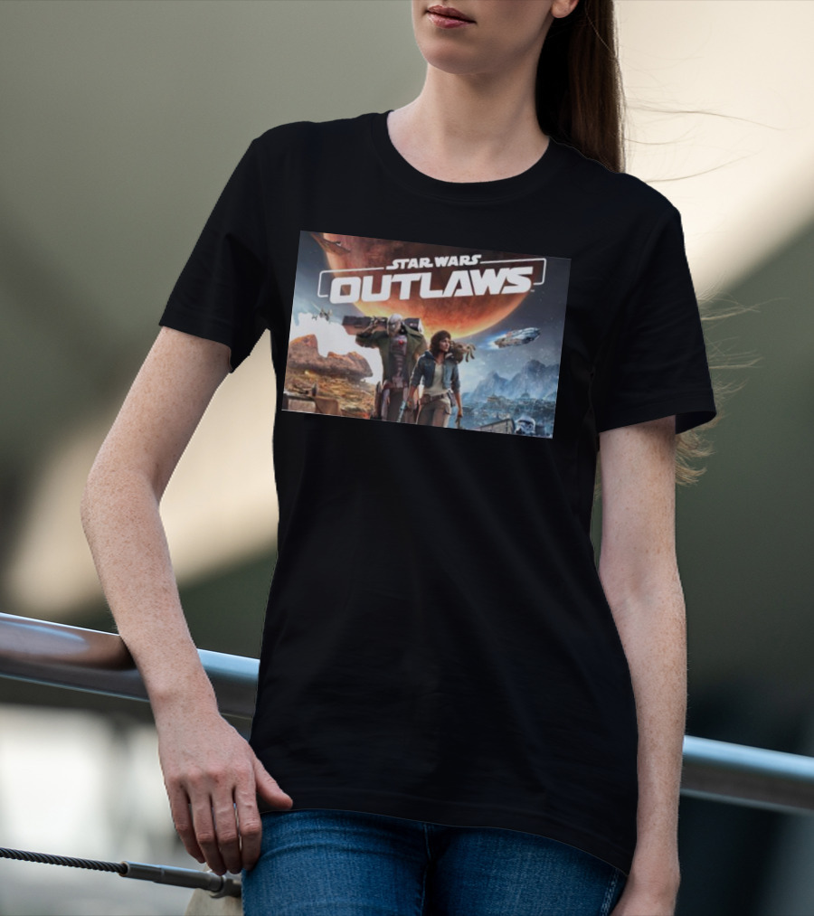 Star Wars Outlaws Adventure In A Galaxy Far Far Away T-Shirt