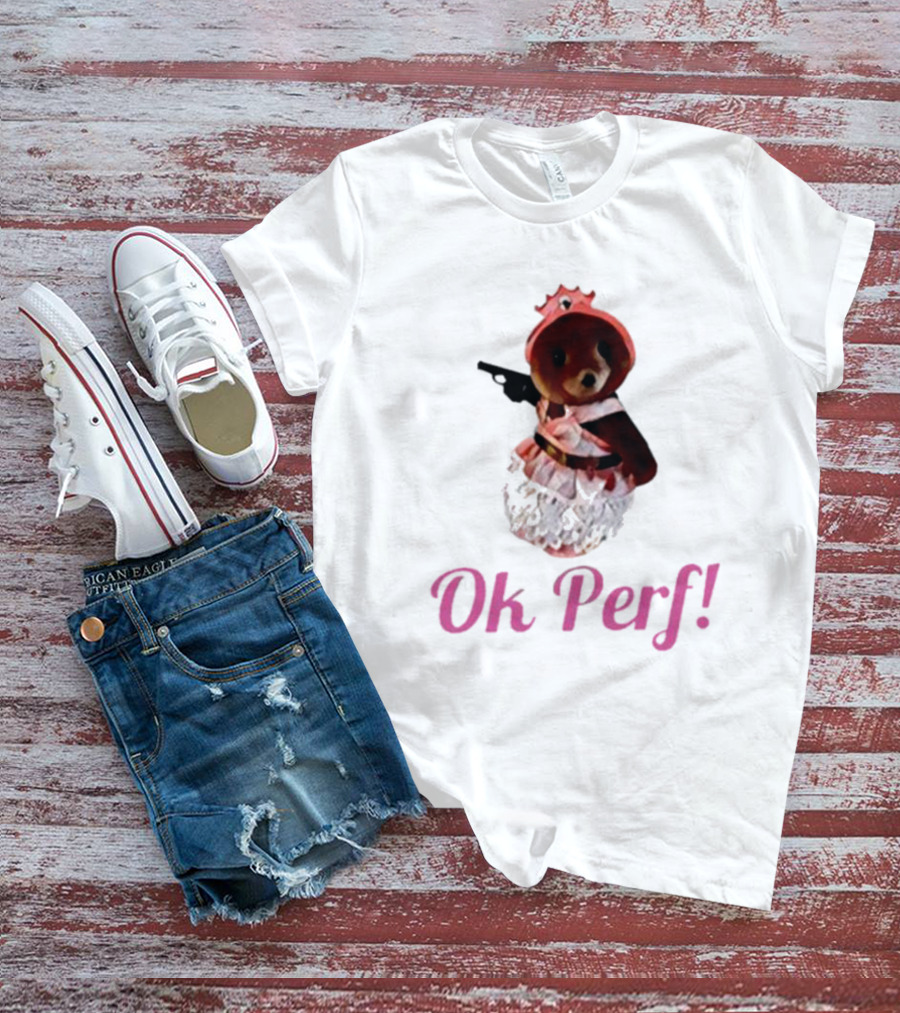 Sylvanian Drama Ok Perf Gun-Wielding Bear In Dress T-Shirt